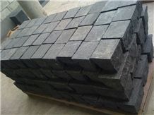 Natural Surface Zhangpu Black Granite Cobble Stone/Natural Suface Zhangpu Black Granite Cube Stone/Natural Surface Black Zhangpu Granite Floor Covering/Natural Surface Zhangpu Black Granite Paving Set