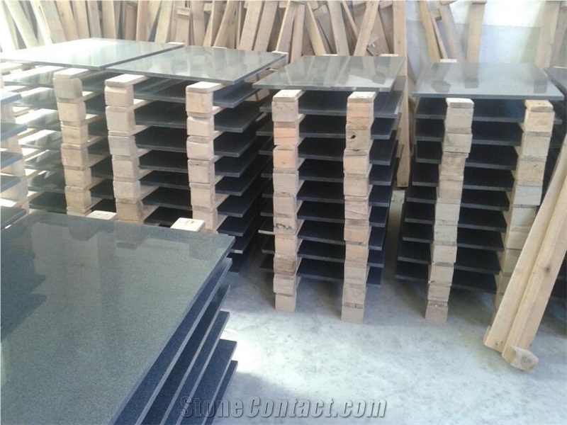 Padang Dark Granite Kitchen Countertops, G654 Granite Countertops for Kitchen, Polished Sesame Black Granite Worktops