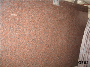Polished G562 Big Granite Slab/Maple Red Polished Big Granite Slab