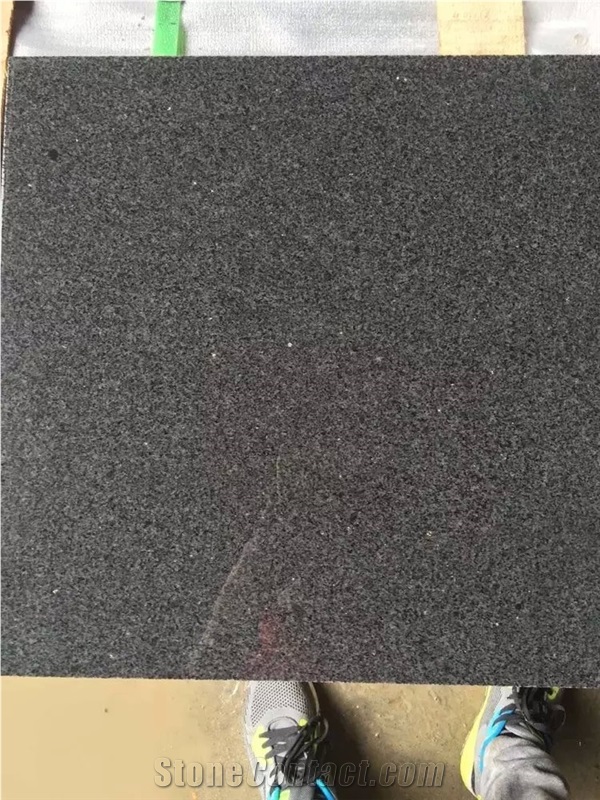 Polished G654 Granite Tile & Slab/Impala Black/Padang Dark Granite Floor Tile,Dark Grey Granite Flooring