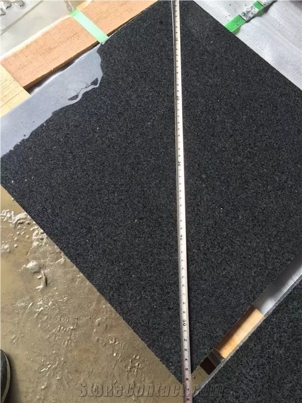 Polished G654/Impala Black/Padang Dark Granite Floor Tile,Dark Grey Granite Flooring Covering