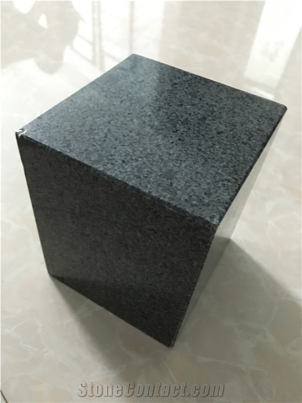 Polished Padang Black Granite Cube Stone & Pavers, G654 Granite Walkway Pavers for Sales
