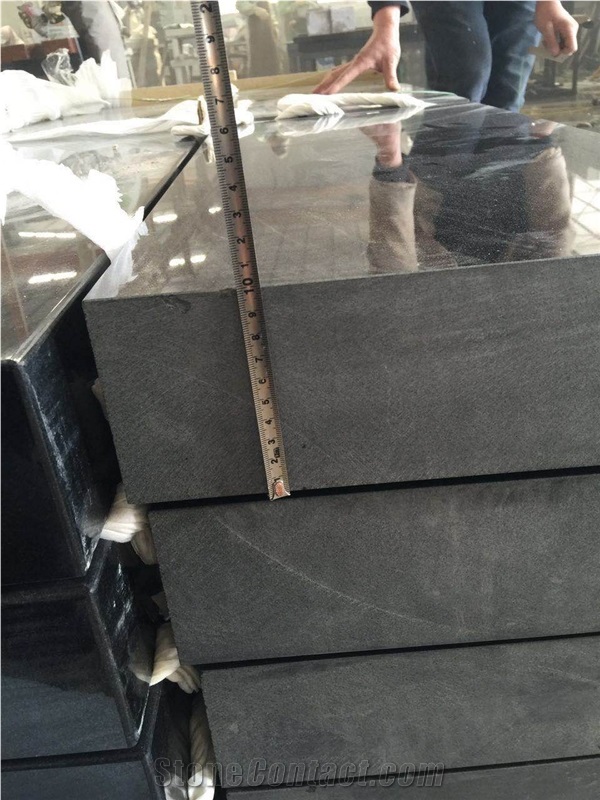 Polished Shanxi Black Granite Bench/Black Garden Bench/Shanxi Black Bench/Black Street Furniture