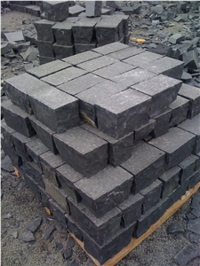 Zhangpu Black Granite Landscaping Stones Cube Stone & Pavers, Zhangpu Dark Granite Walkway Pavers, 20x10 G685 Granite Patio Pavers