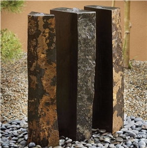 Garden Stone Water Feature for Decoration, Natural Stone Fountain Using in Garden and Outdoor