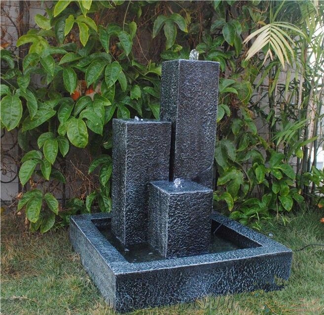 Granite Carved Garden Water Feature