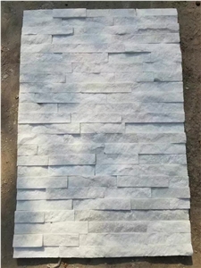 White Quartzite Cultured Stone for Wall Cladding