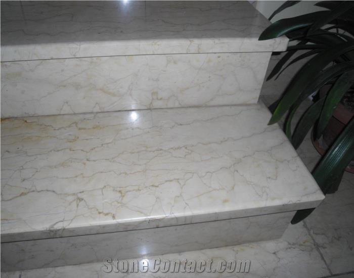 Silit Light Limestone Polished Staircase