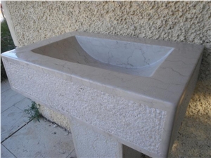Silit Limestone Hand Carved Solid Sink