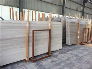 White Wooden Marble Slab /White Wood Grain Marble Slabs & Tiles/China White Marble,White Wooden Marble