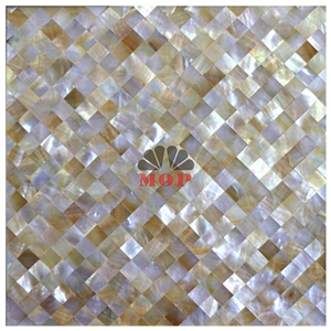 Tumbled Decoration Panel Shell Mosaic Building Material