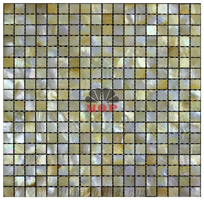 Wall Decoration Mesh Shell Mosaic Tiles Backsplash