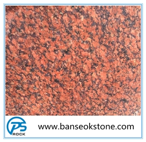 Good Quality Imported Polished Imperial Red Granite Tile & Slab on Sale