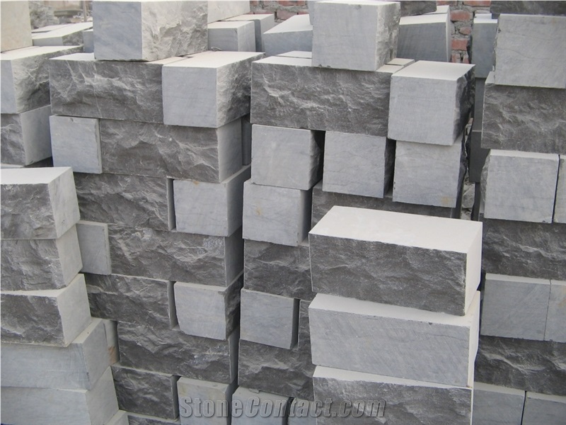 Blue Limestone Capstone,Limestone Wall Cladding Stone,Customized Limestone for Wall