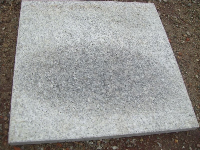 Cheap G383 Light Grey Granite Cobbles,Kerbstone,Paving Stone,Exterior Floor Paving Curbstone Flamed Driveway Paving Stone