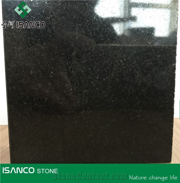 China Black Granite Tiles Purest Black Granite Slabs Absolute Black Granite Flooring Very Cheap China Black Granite Wall Covering & Granite Floor Covering Most Black Granite in China