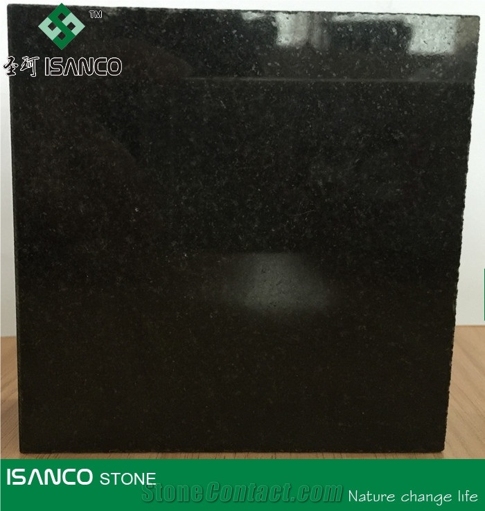 China Black Granite Tiles Purest Black Granite Slabs Absolute Black Granite Flooring Very Cheap China Black Granite Wall Covering & Granite Floor Covering Most Black Granite in China