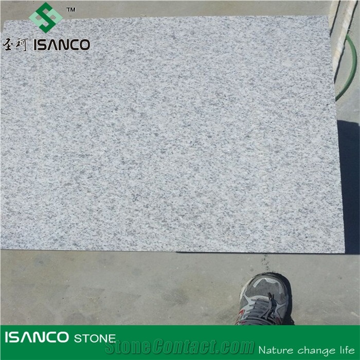 China G603 Flamed Tiles for Floor Paving,Granite Paving Stone,White Grey Color Granite Stone, Manufacture-Qingdao Sanco Stone