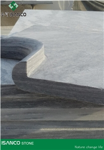 China Grey Marble Pool Coping Grey Cloud Marble Pool Tarraces Storm Cloud Marble Pool Deck Grain Dark Cloud Marble Pool Pavers Swimming Pool Coping Tiles