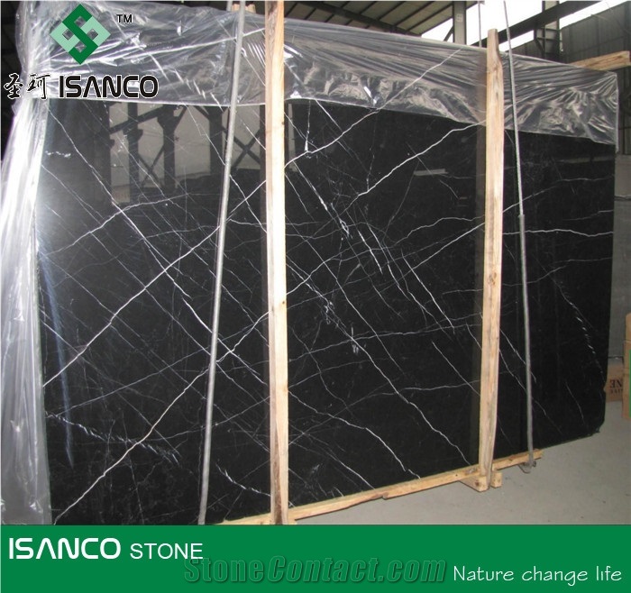 China Most Famous Black Marble Nero Marquina Marble Tiles & Slabs Black Marquina Marble Skirting Nero Margiua Marble Pattern Black Marble Floor Covering Tiles Wall Covering Tiles