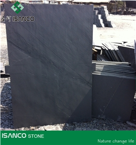 China Produced Natural Black Slate Covering Slate Tiles Black Slate Slabs Cut to Size Natural Slate Wall Covering Large Quantity in Stock Best Quality & Cheapest Price Split Black Slate Floor Covering