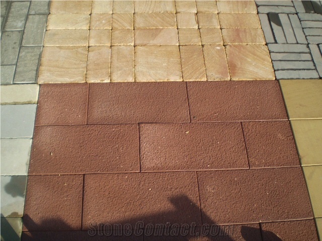 China Red Sunset Sandstone Block, Shandong Red Sandstone Block, Natural Red Sandstone, Cheap Price Sandstone from Quarry Owner