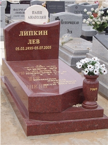 European Memorials,Russian Memorials,American Grave Stone,Tombstone with Carving Letters,Rectangular Tombstone and Monuments,American Memorials,Angel Tombstone with Flower Vase,Cross Gravestone