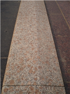 G384 Pearl Red Building Wall Granite Stone Tiles,Outdoor Sides Stone,Popular Red Stone