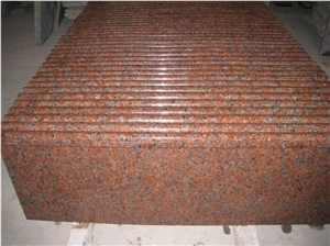 G562 Maple Red Granite Step, Red Granite Stone Stairs&Step China Red G562 Granite Staircase Polished Bullnose Maples Red Granite Stair Treads Chinese Maple Red Stair&Steps with Bullnose