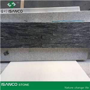 Grey Granite Walling Cultured Stone, Grey Granite Random Shape Wall Cladding Pieces, China Grey Granite Cultured Stone for Walling
