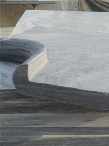 Pure Natural Grey Marble Swimming Pool Edge Cloud Grey Marble Swimming Pool Coping Price for Quote Polished Dark Cloud Grey Marble Outdoor Swimming Pool Stair Riser