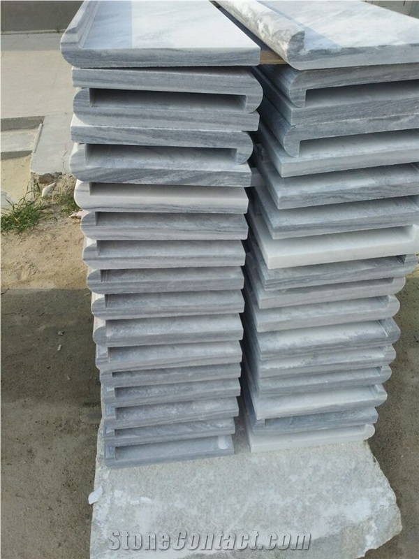 Pure Natural Grey Marble Swimming Pool Edge Cloud Grey Marble Swimming Pool Coping Price for Quote Polished Dark Cloud Grey Marble Outdoor Swimming Pool Stair Riser