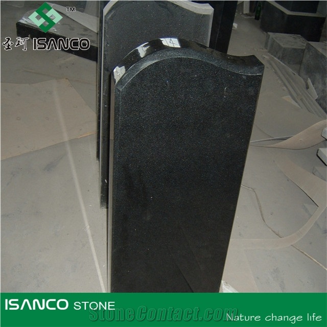 Shape Carving Tombstone, Shanxi Black,Black Granite,China Granite,Polished Granite Absolute Black Granite Tombstone