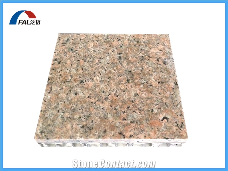 Sahara Beige Granite Veneer Aluminum Honeycomb Sandwich Panel
