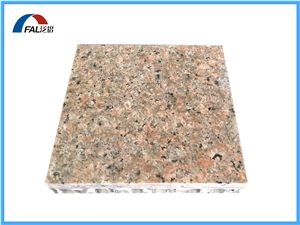 Sahara Beige Granite Veneer Aluminum Honeycomb Sandwich Panel