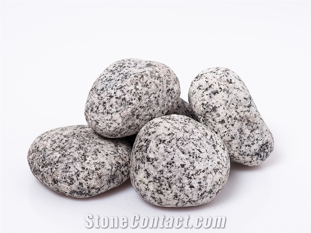 Granite Decorative Gravel, Salt and Pepper Around Tumbled Natural Stone Granite