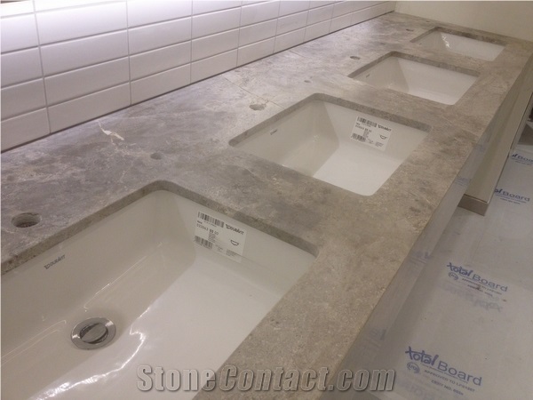 Saranda Albanian Marble Commercial Bathroom Top