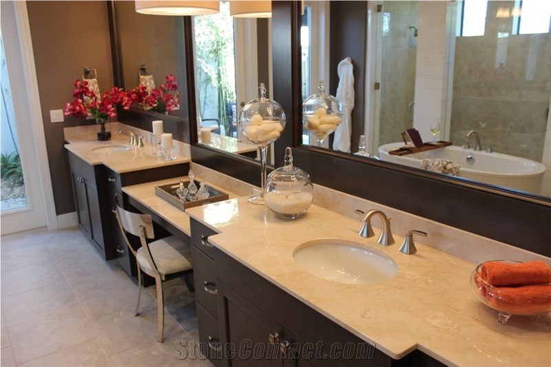 Marble Master Bathroom Vanity Tops