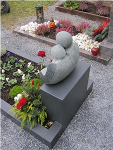 Granite Sculptured Gravestone