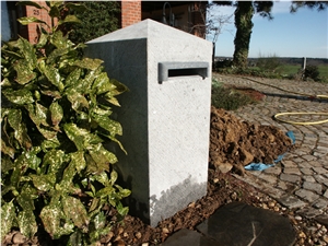 Granite Stone Carved Mailbox