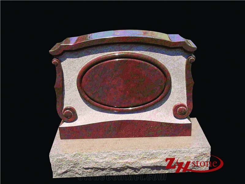 Cheap Price Bevel Top G603/ Sesame White Granite Tombstone Design/ Monument Design/ Western Style Monuments/ Upright Monuments/ Headstones