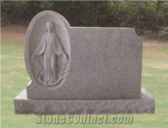 Cheap Price Dolphin Sculpture Sesame White/ G603 Granite Western Style Tombstones/ Single Monuments/ Upright Monuments/ Engraved Tombstones/ Engraved Headstones
