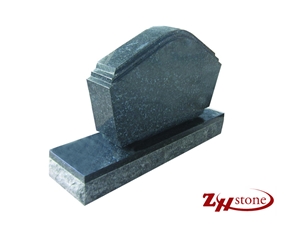 Cheap Price Rose Carving Rooftop Sesame White/ G603 Granite Monument Design/ Western Style Tombstones/ Single Monuments/ Cemetery Tombstones/ Engraved Tombstones