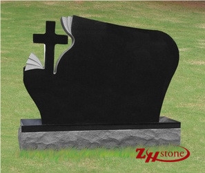 Good Quality Cheap Price Natural Finish Bible and Flower Engraving G603/ Sesame White Granite Single Monuments/ Upright Monuments/ Engraved Tombstones/ Headstones/ Engraved Headstones