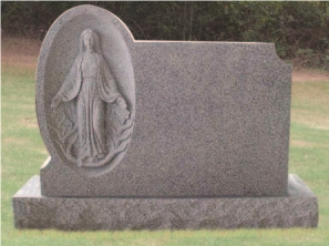 Good Quality Hand Crafting Flat Top with Corner Check G603/ Sesame White Granite Engraved Headstones/ Monument Design/ Western Style Monuments/ Gravestone/ Custom Monuments