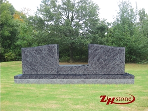 Good Quality Polished Unique Design Upright Absolute Black/ Shanxi Black/ China Black Granite Monument Design/ Western Style Monuments/ Cemetery Tombstones/ Gravestone/ Custom Monuments