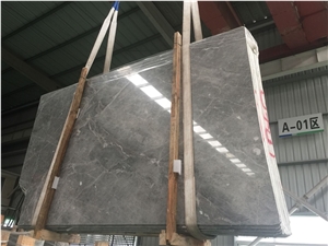 Silver Ermin Marble,Silver Mink Grey Marble Slabs Polished,Silver Marten Grey Marble Slab & Tile
