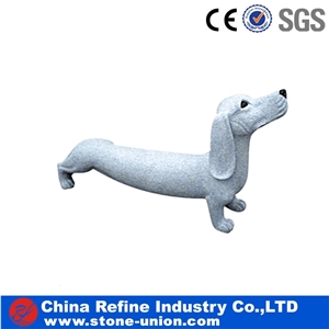 Animal Sculptures, China Black Grey Granite Animal Sculptures, Sculptures Design