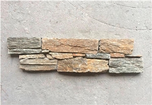 Cement Board Culture Stone , Ledge Rusty Slate Stone Tiles