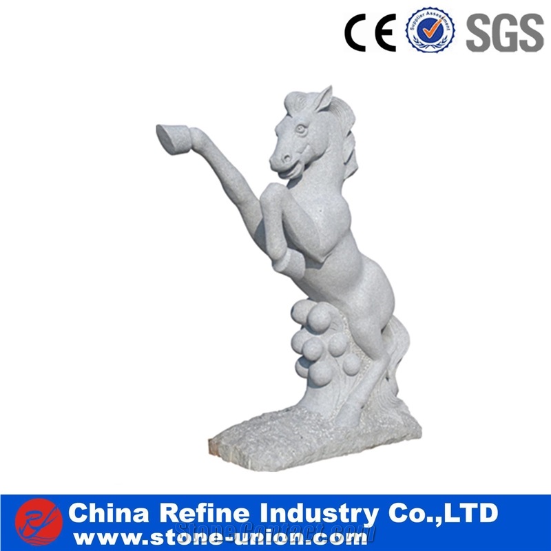Granite Animal Carving,White Granite Sculpture, Statue